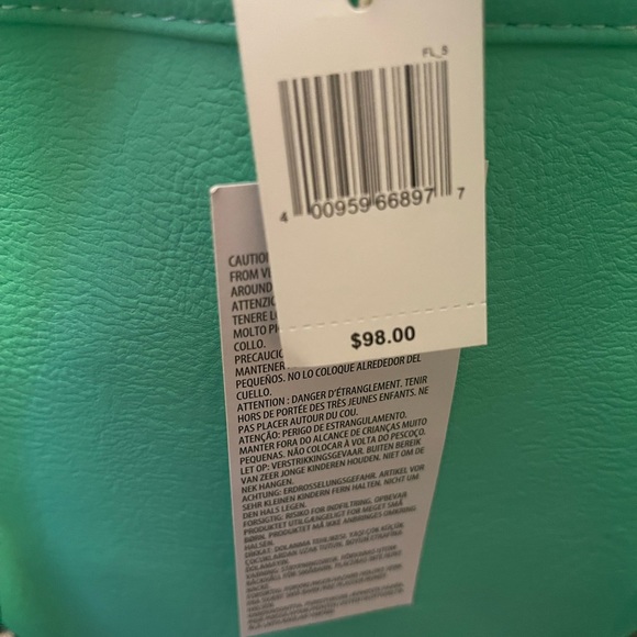 Disney Loungefly backpack sequined teal and purple stunning Minnie Mouse. NWT - Picture 6 of 7